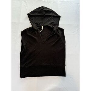 Lanston Sleeveless Hoodie Shirt Black XS